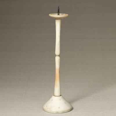 Candle stand<br /><span>white stone. Joseon period, 19th century. 38.8×11.0cm.</span>